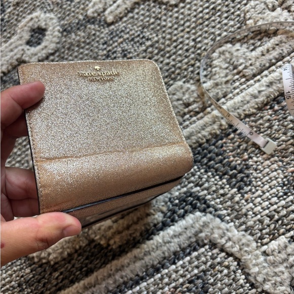 Kate Spade Pink/Gold Glitter Wallet - Picture 5 of 5